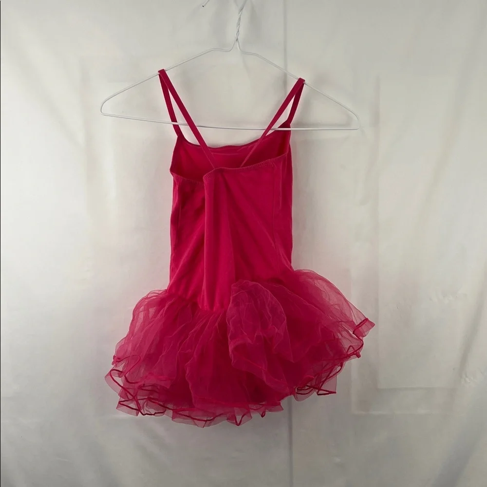 Girl’s Tutu Leotard - Pink - Lace Flower and Sequins - Size 6?